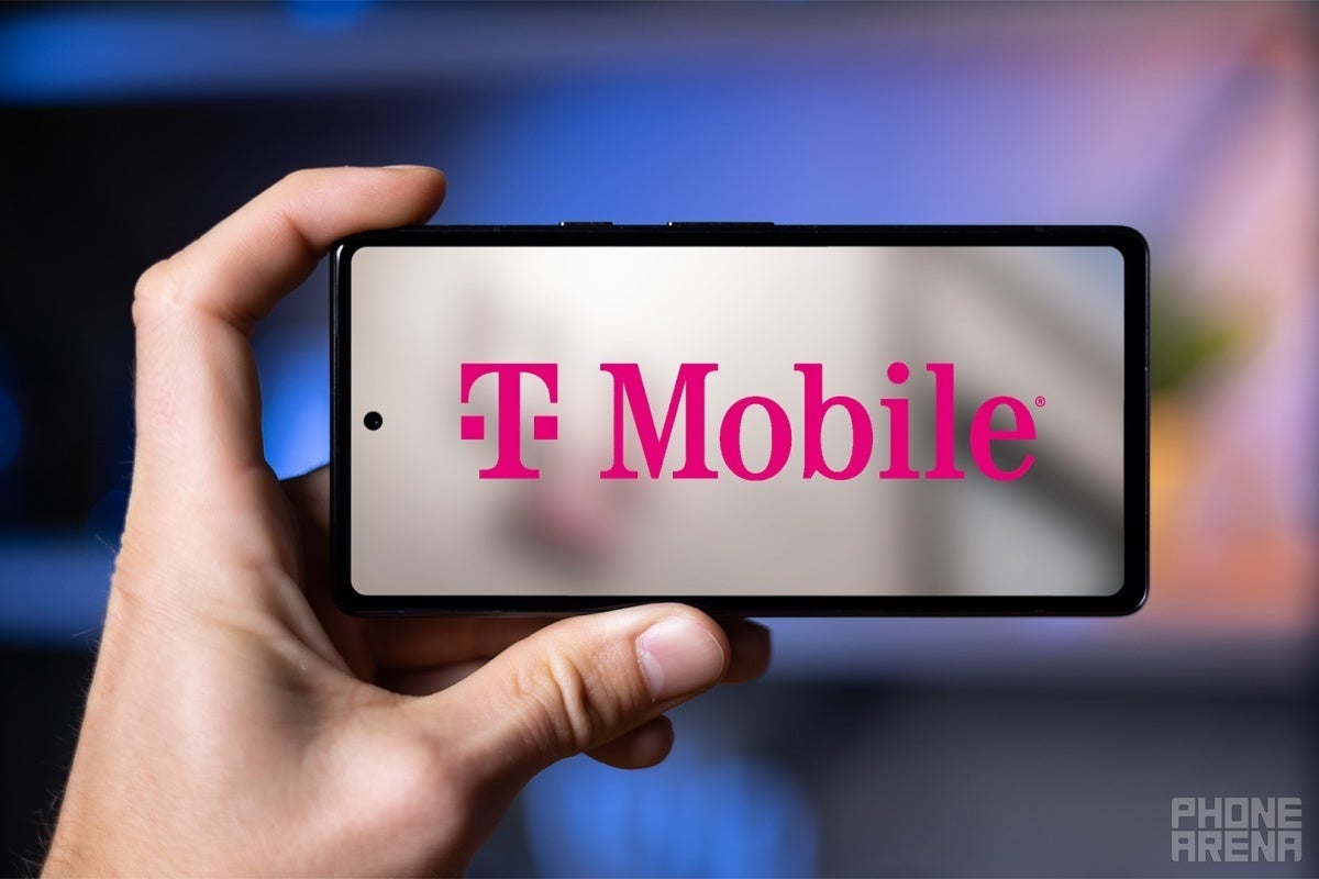 T-Mobile logo on phone
