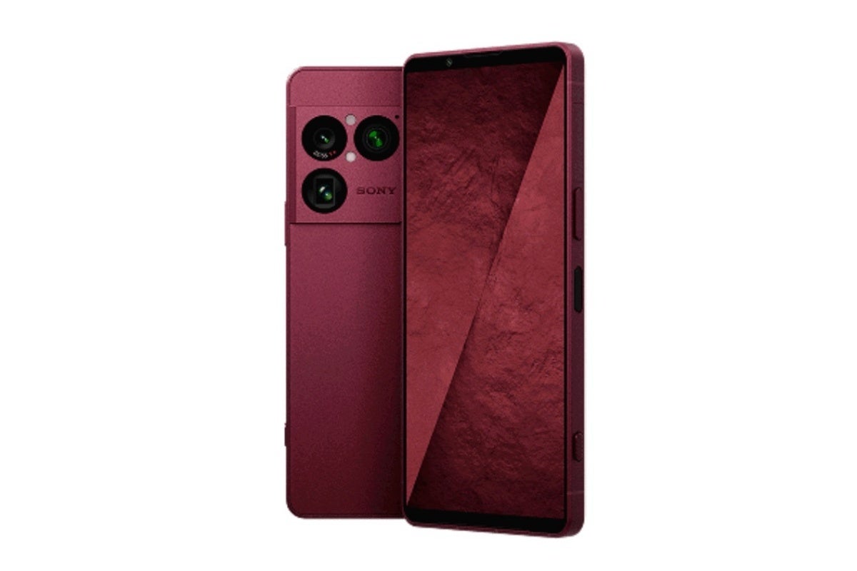 Leaked Sony Xperia 1 VIII image in Garnet Red color