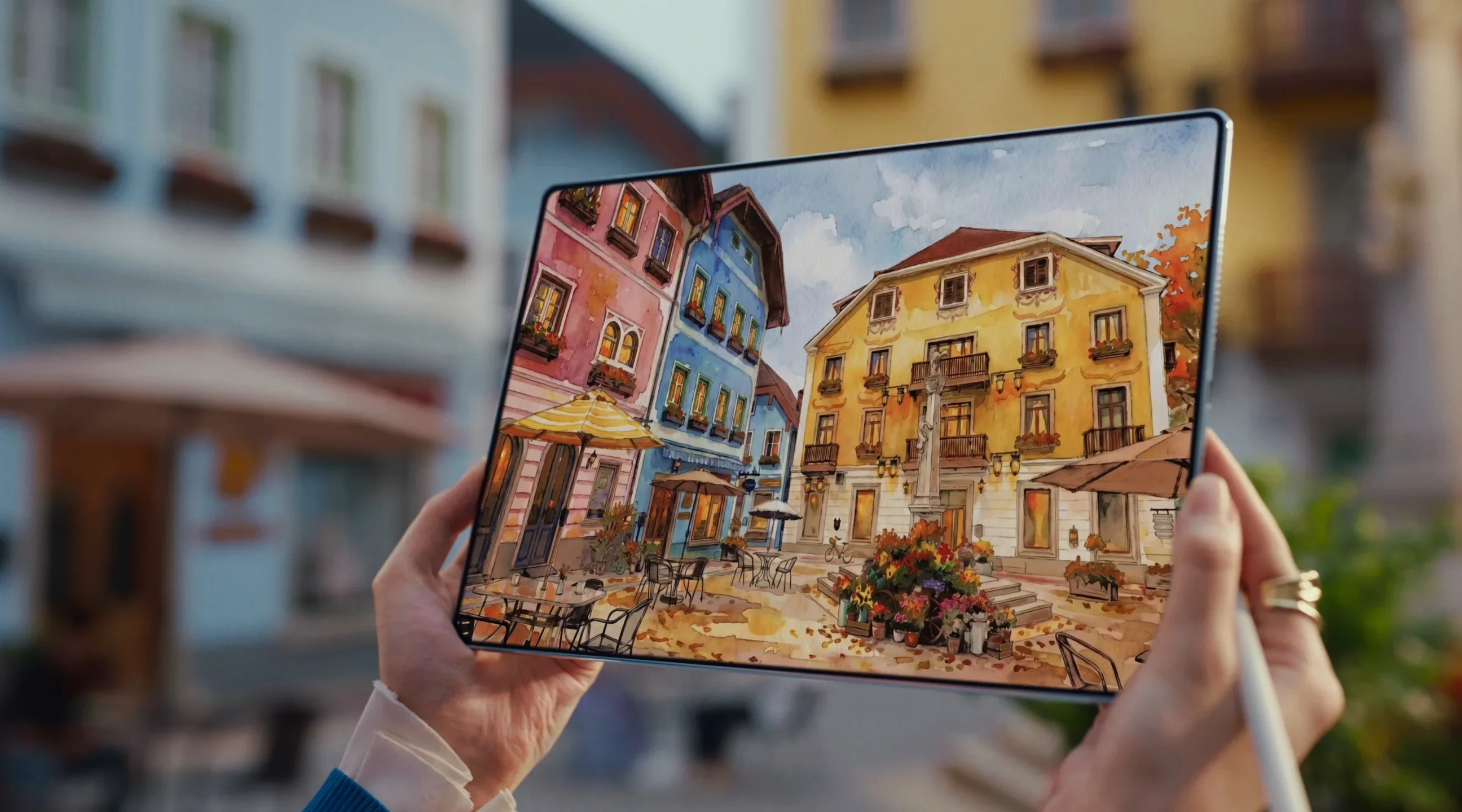 This OLED panel comes without notches or cutouts. | Image by Huawei - Huawei MatePad Pro Max: thinnest and lightest, this 13.2-inch tablet offers a serious camera