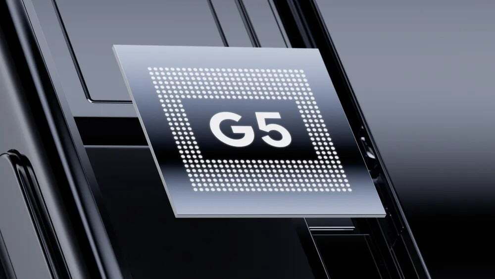 Image of Tensor G5 AP used on Pixel 10 line.