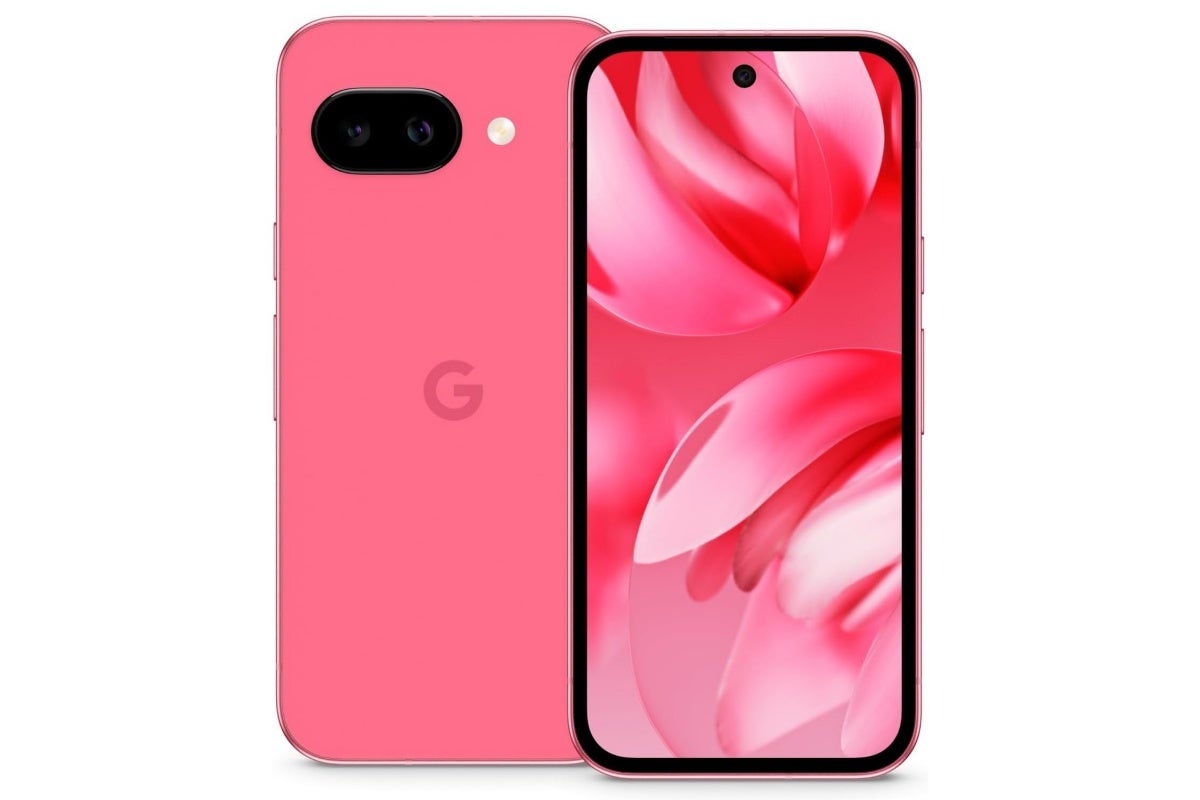 Google Pixel 9a in Peony color