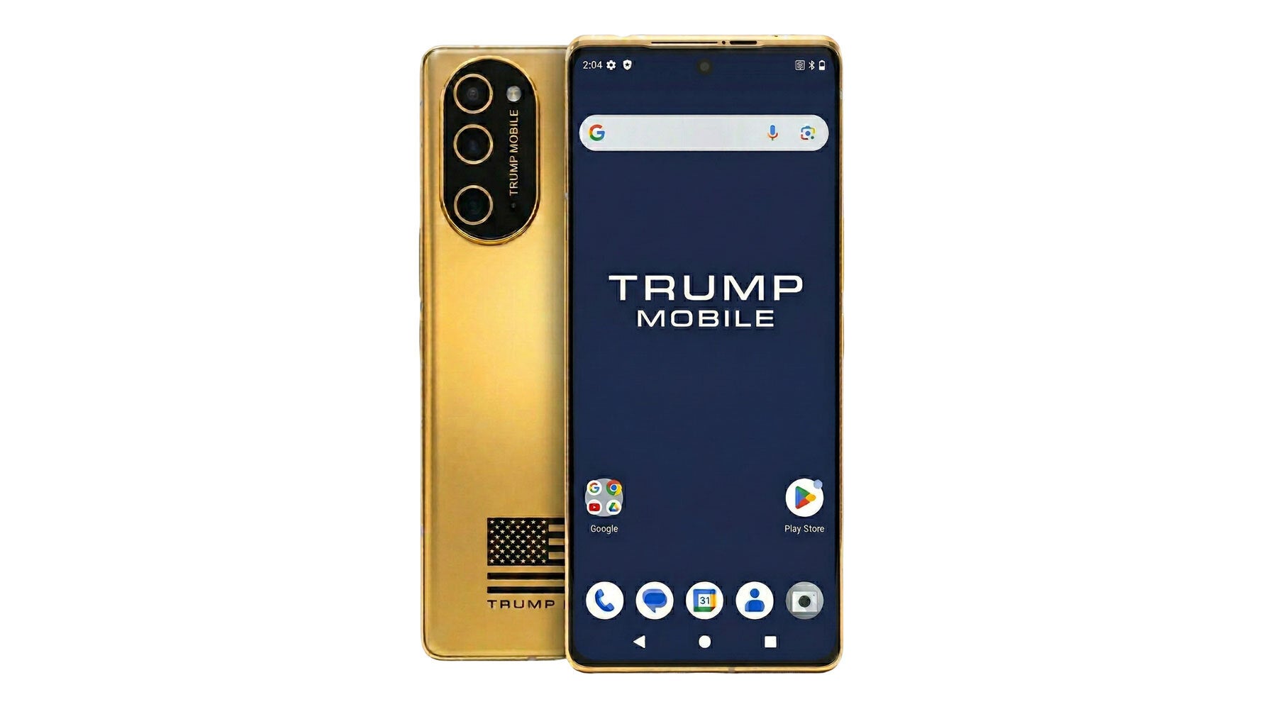 The T1 Phone will feature an unspecified version of Android. | Image by Trump Mobile - The Trump T1 Phone may actually start shipping this week