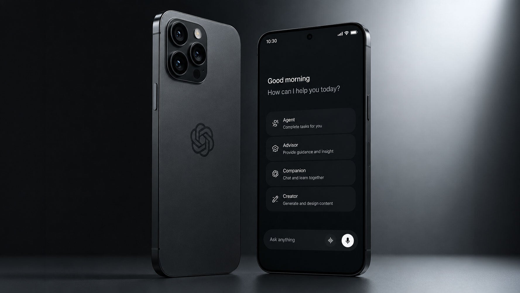 The ChatGPT phone may feature a Dimensity 9600 chip. | Image by PhoneArena - Phones with this rumored processor may outperform the iPhone 18 Pro and Galaxy S27 Ultra