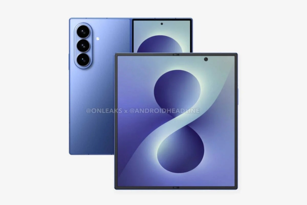 Leaked Samsung Galaxy Z Fold 8 design
