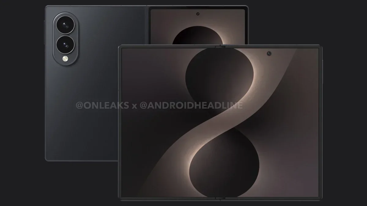 Render of the Galaxy Z Fold Wide. | Image by Android Headlines - Galaxy Z Fold 8 pricing: will the foldable iPhone and Pixel 11 Pro Fold make it look overpriced?