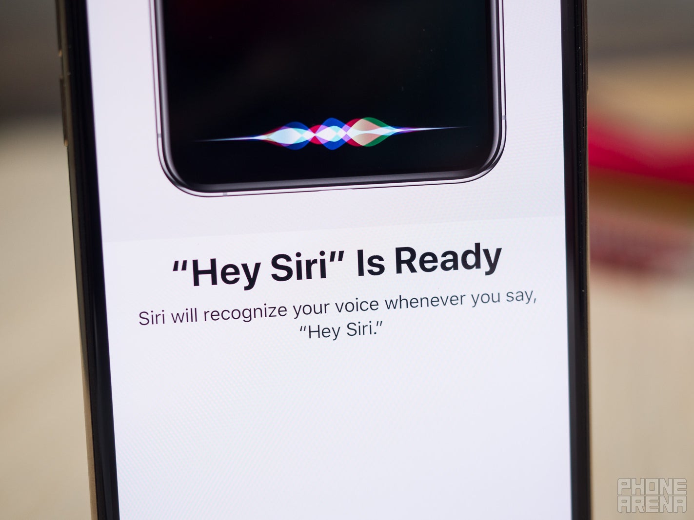 Setting up Siri on iPhone