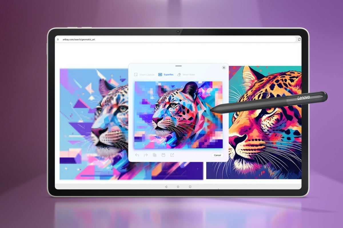 Lenovo Yoga Tab with stylus