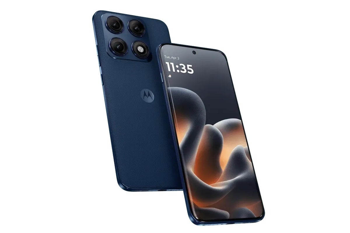 Official Motorola Edge 70 Pro image in Pantone Titan color