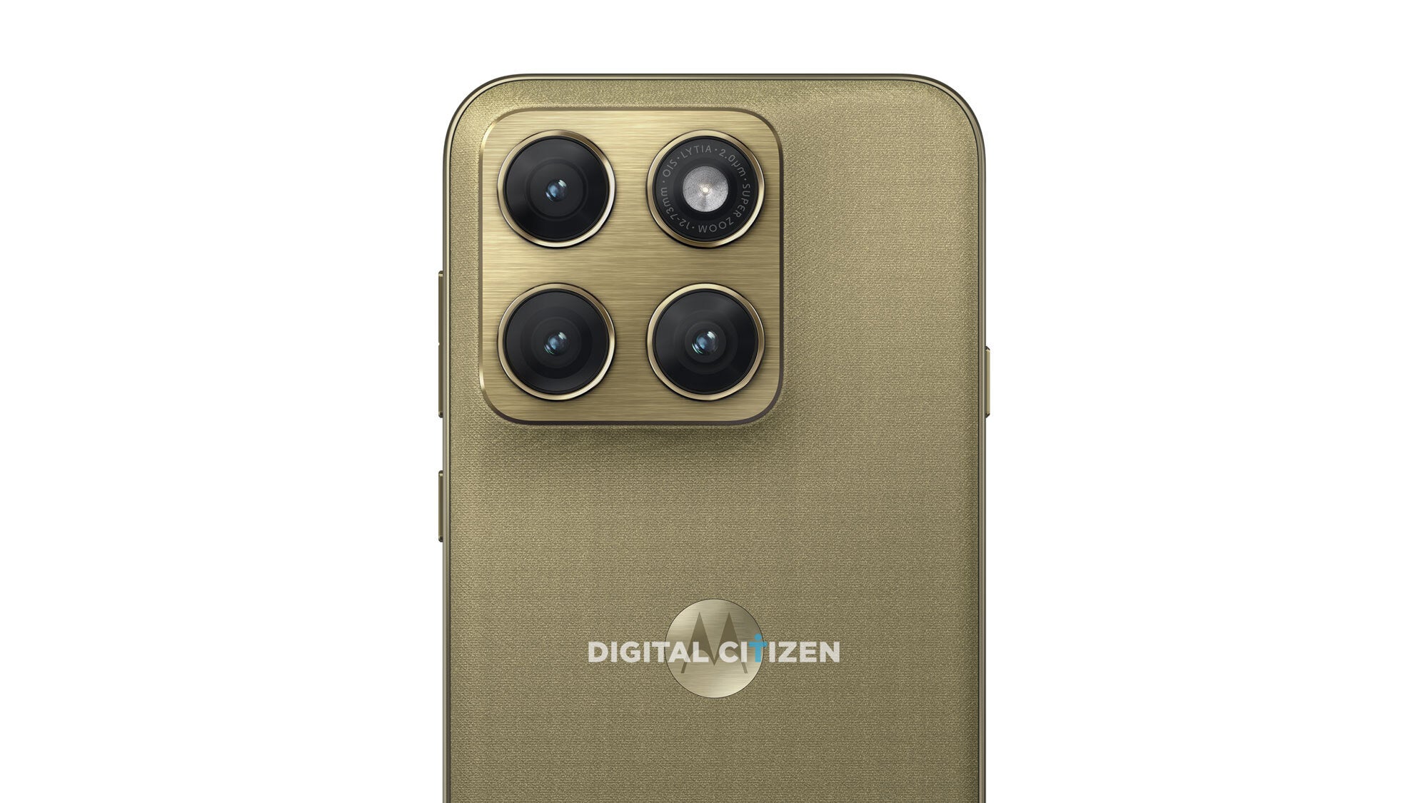The camera label reveals some details. | Image by Digital Citizen - Motorola&rsquo;s mid-range Edge (2026) looks fantastic in newly leaked renders