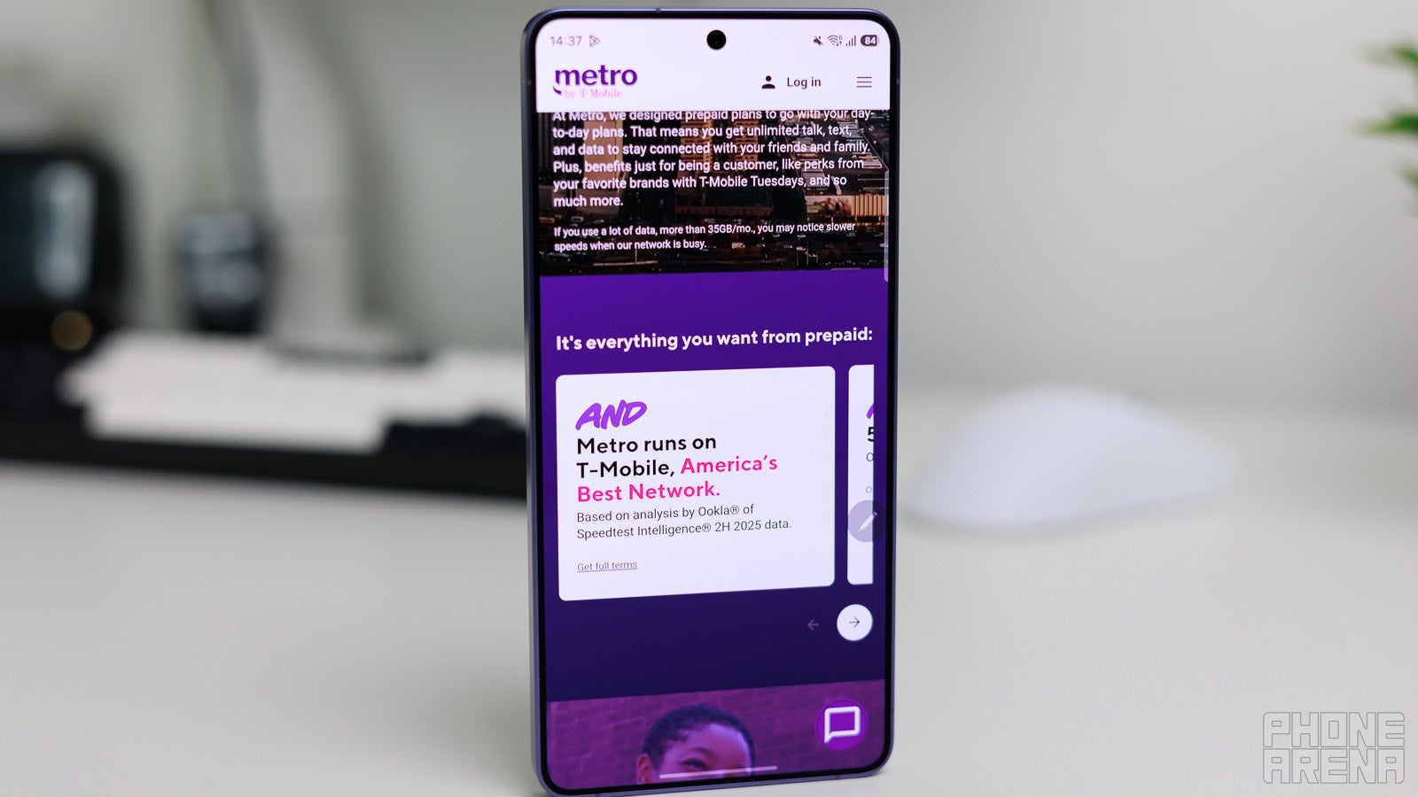 Metro's app is easy to use. | Image by PhoneArena - T-Mobile wants to show you what affordable really means