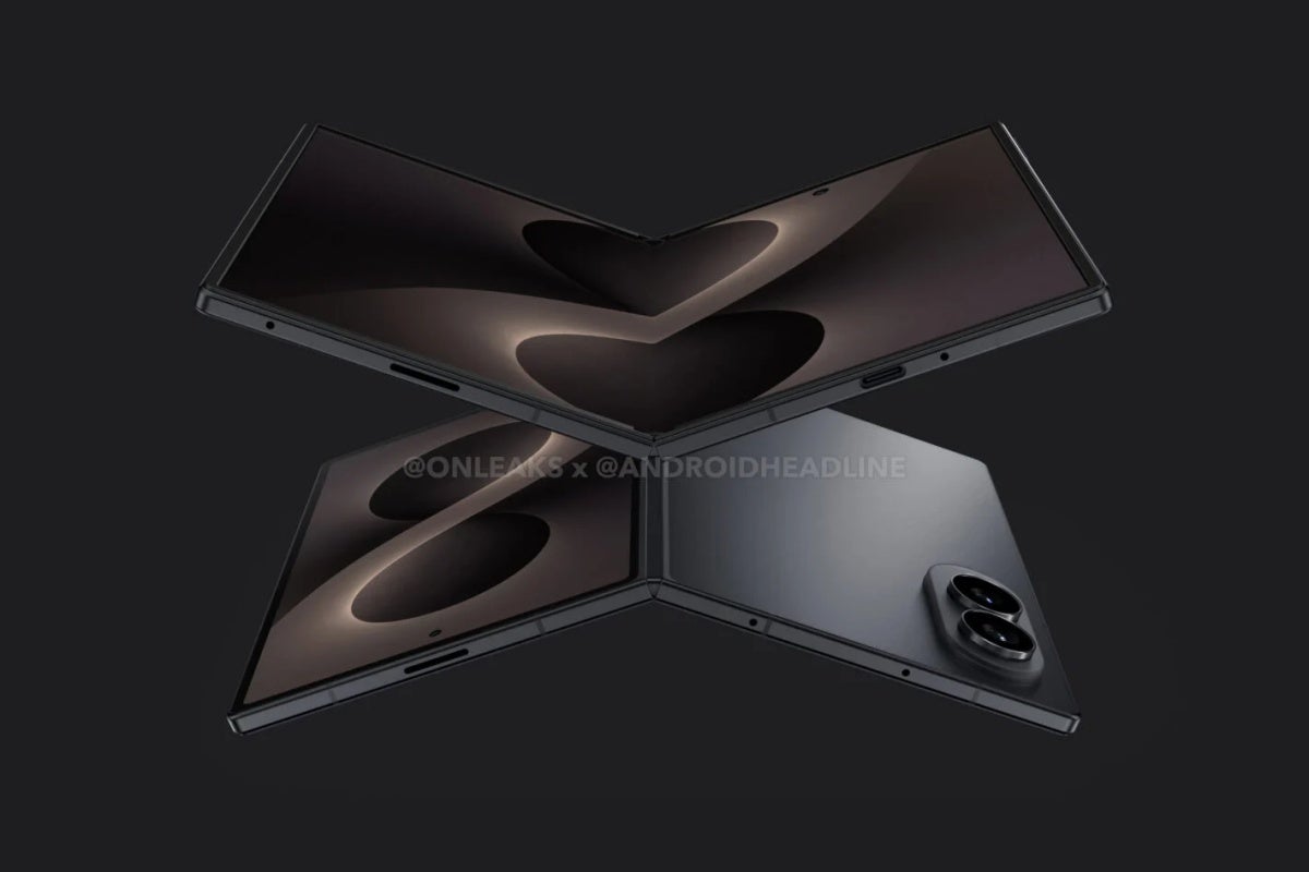 Leaked Samsung Galaxy Z Fold Wide design