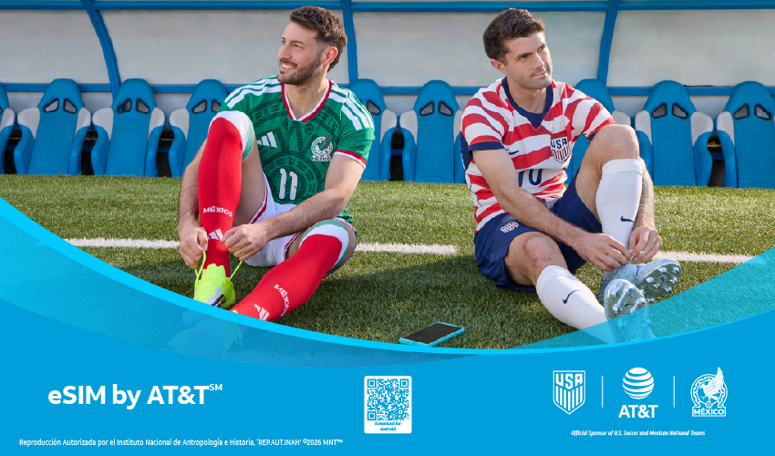 Two soccer players.