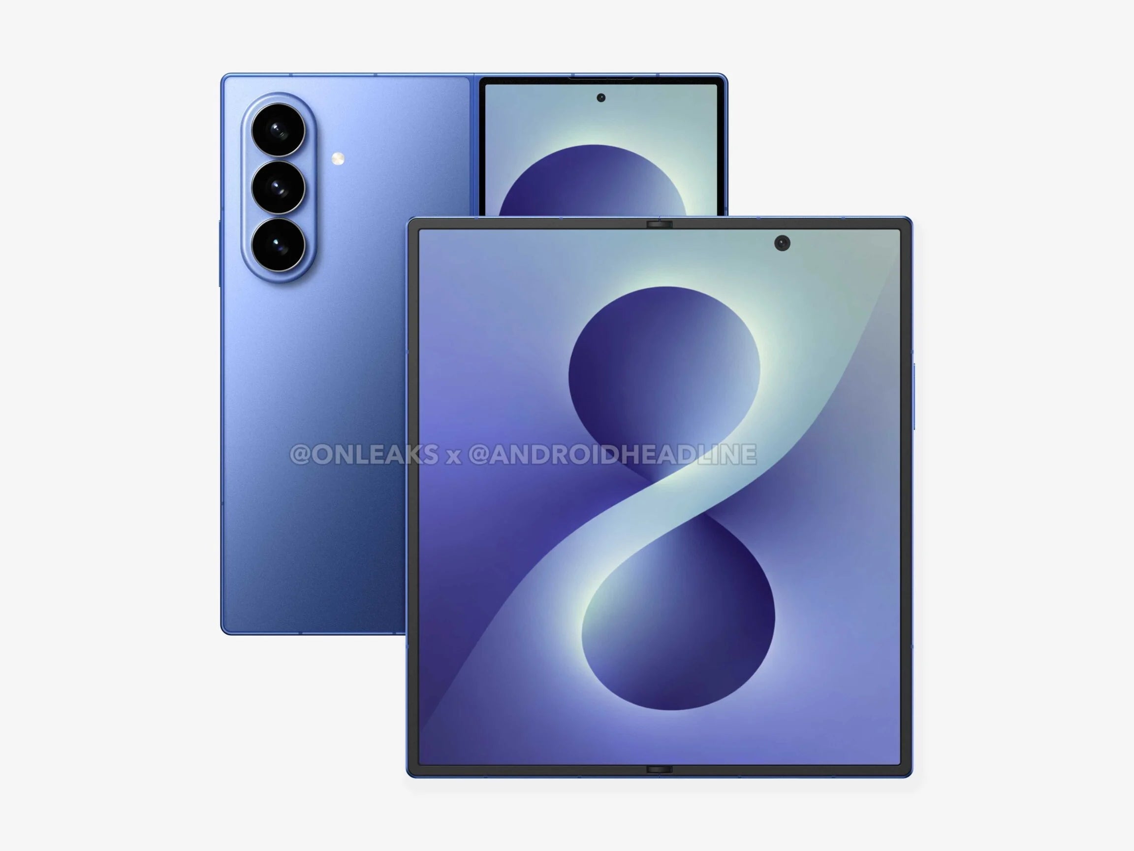 Leaked Samsung Galaxy Z Fold 8 render