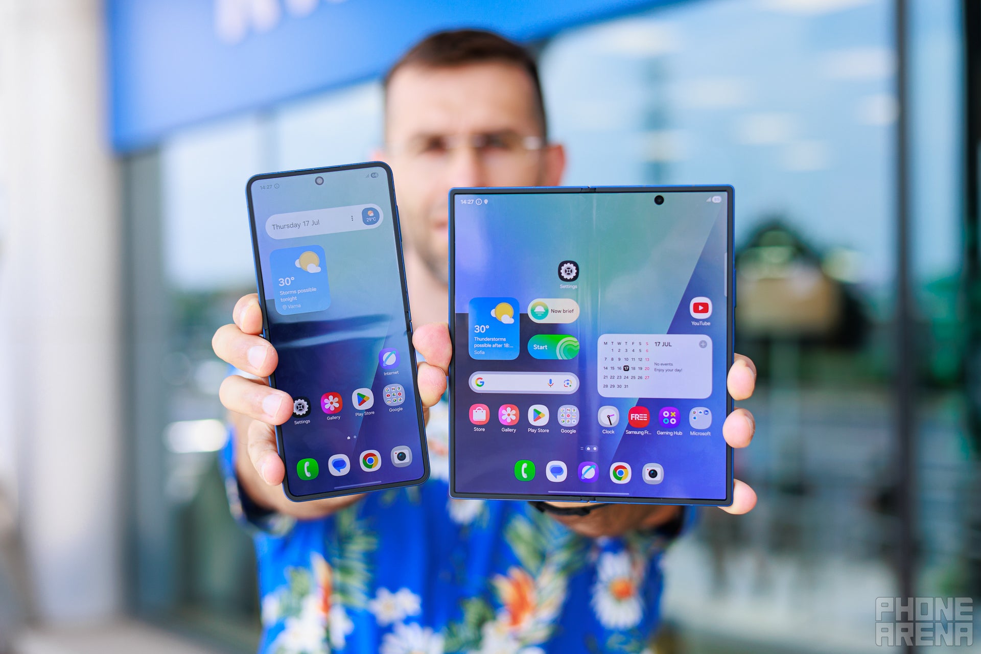 The Galaxy Z Fold 7 is better than the Z Flip 7 in every aspect. | Image by PhoneArena - Samsung may kill the Galaxy Z Flip, but it’d be better to just borrow from Huawei’s playbook