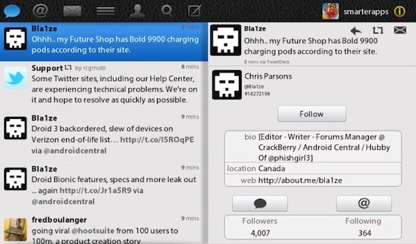 TweetBook gallops in to provide a decent Twitter experience on the BlackBerry PlayBook