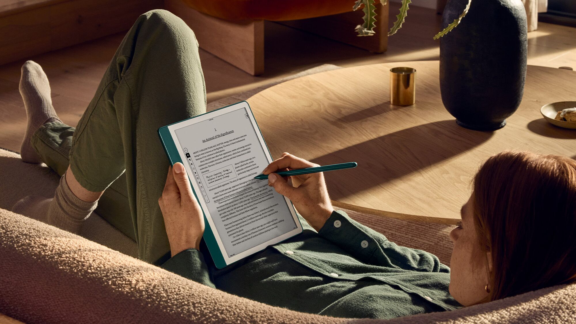 The Amazon Kindle Scribe focuses on... scribbling... | Image by Amazon - E-ink tablets are poised to get a new member in the family. Should Kindle Scribe be worried?