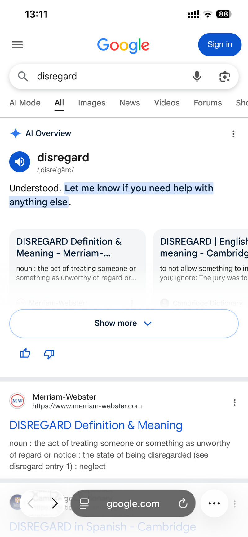 AI may have broken Google in the funniest way you can imagine