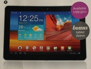 Australian retailer Myer still plans on launching the Samsung Galaxy Tab 10.1 on September 1st - Dutch judge says Apple's patent on "slide to unlock" is probably invalid