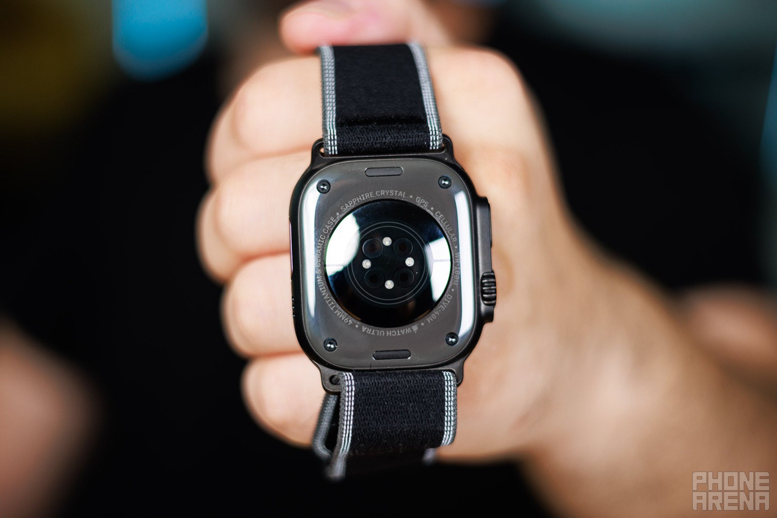 The Apple Watch Ultra 4 may have new sensors on the back. | Image by PhoneArena - Internal turbulence at Apple could make the Apple Watch feel all but abandoned this year