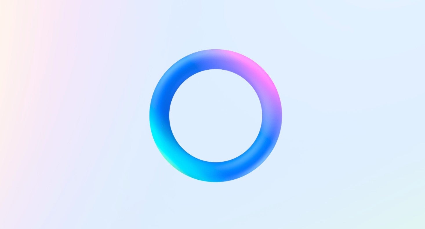Meta AI logo.