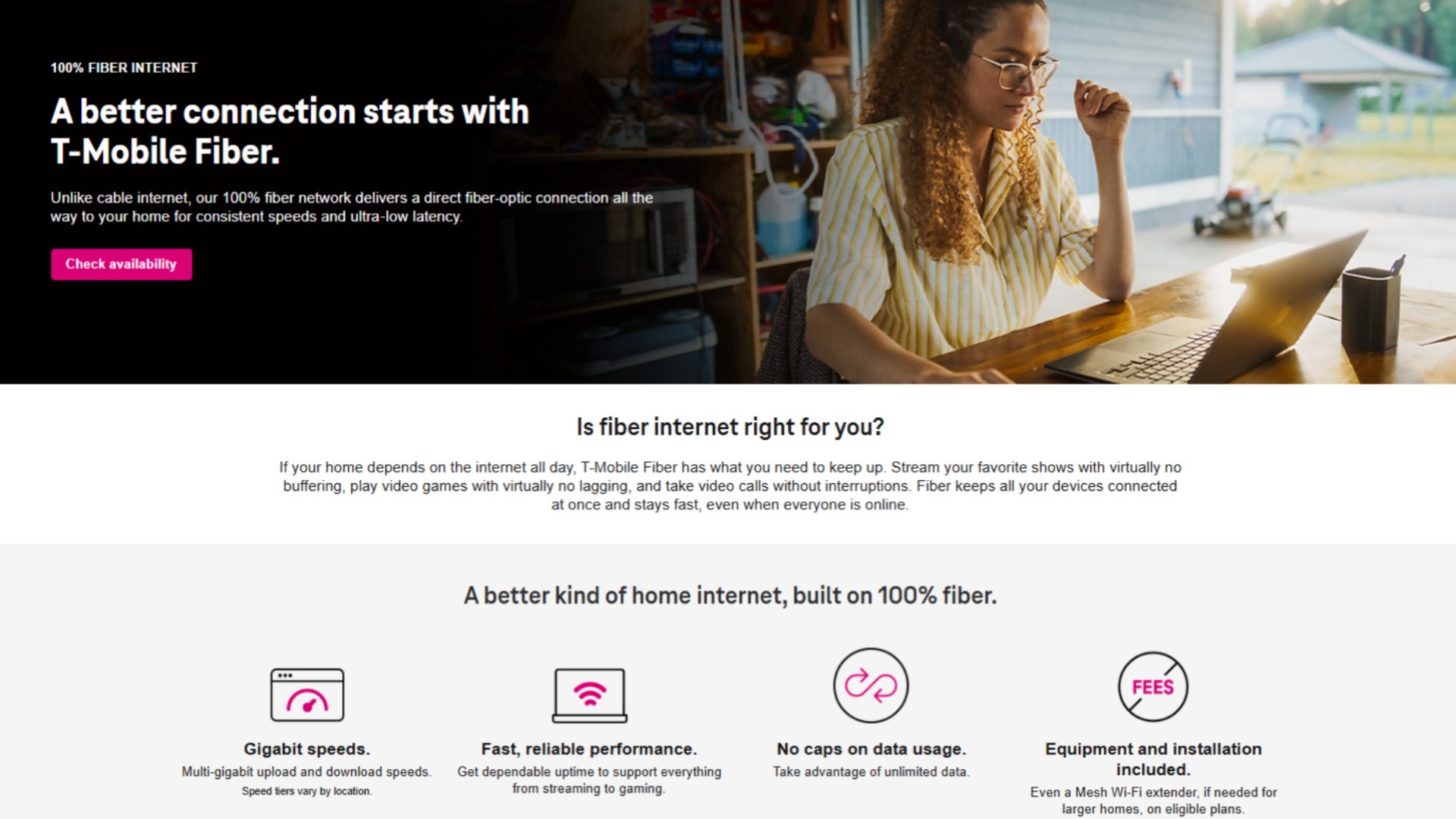 T-Fiber promo poster.