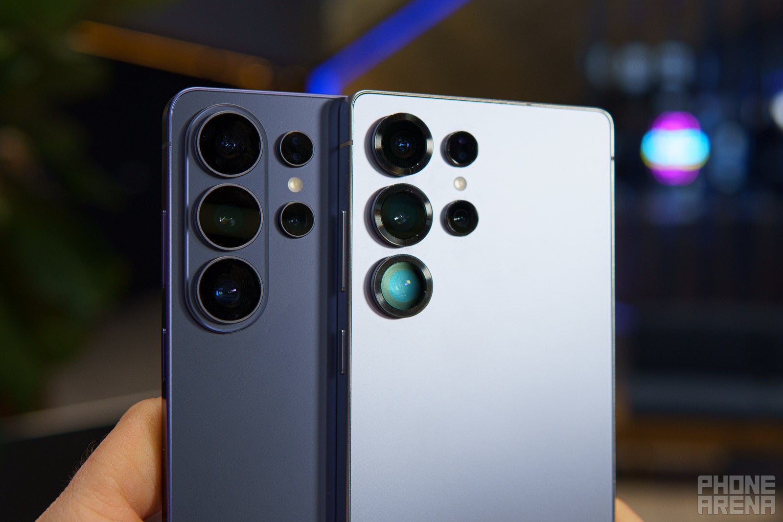 Galaxy S26 Ultra and Galaxy S25 Ultra. | Image by PhoneArena - Galaxy S25 may finally start getting some of the best Galaxy S26 features