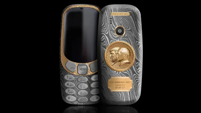 It's been almost 10 years since this bad boy. | Image by Caviar - This is the 24-karat gold $11,000 Trump phone that is actually an iPhone 17 Pro Max