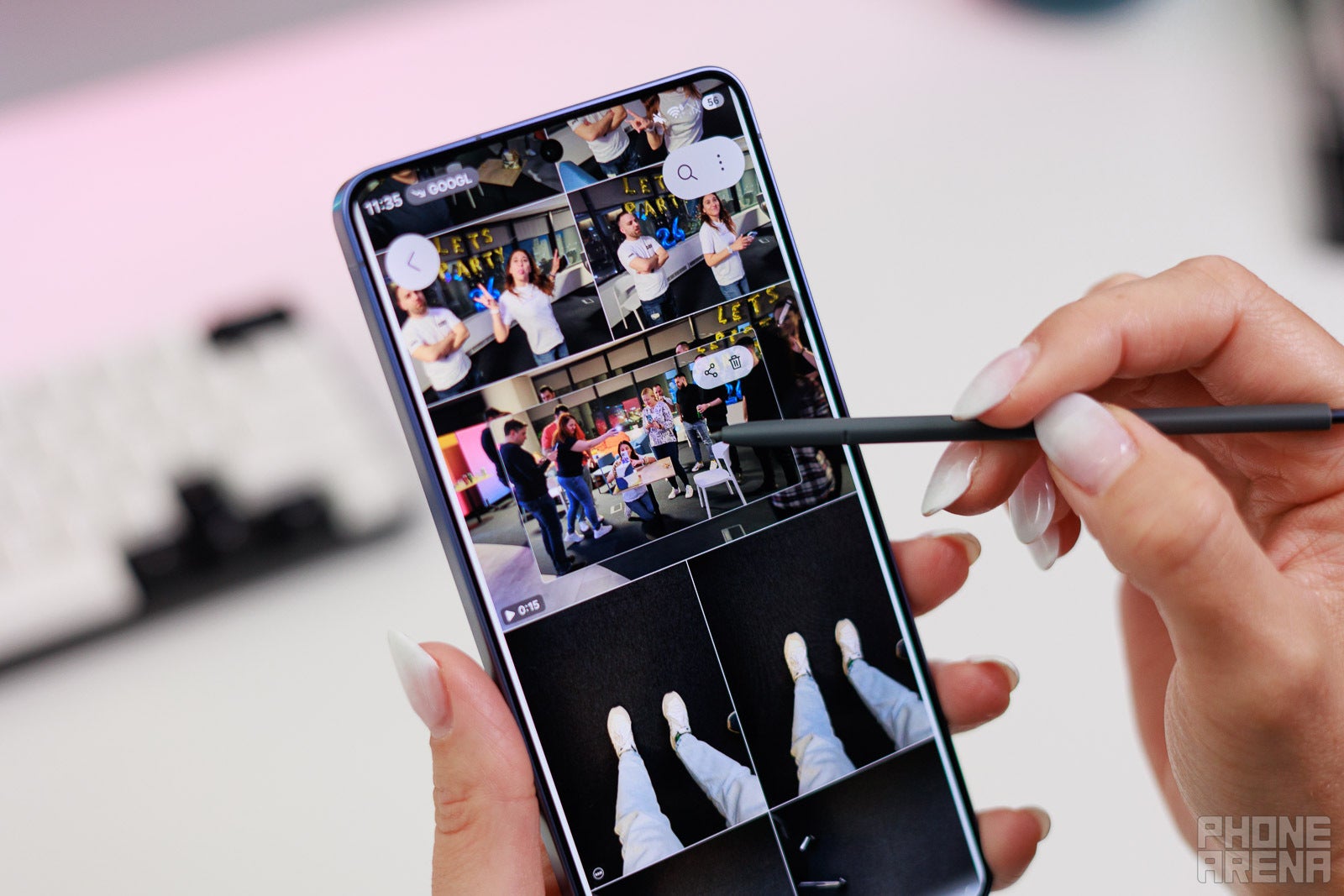 Need a quick preview? No problem!. | Image by PhoneArena - Galaxy S26 Ultra S Pen: features guide