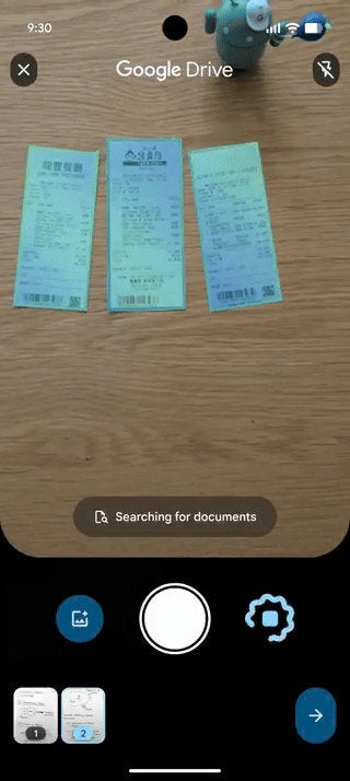 The new document scanner in action. | Image by Sameer Samat on X - The best Google Drive feature you never knew about just got a massive overhaul