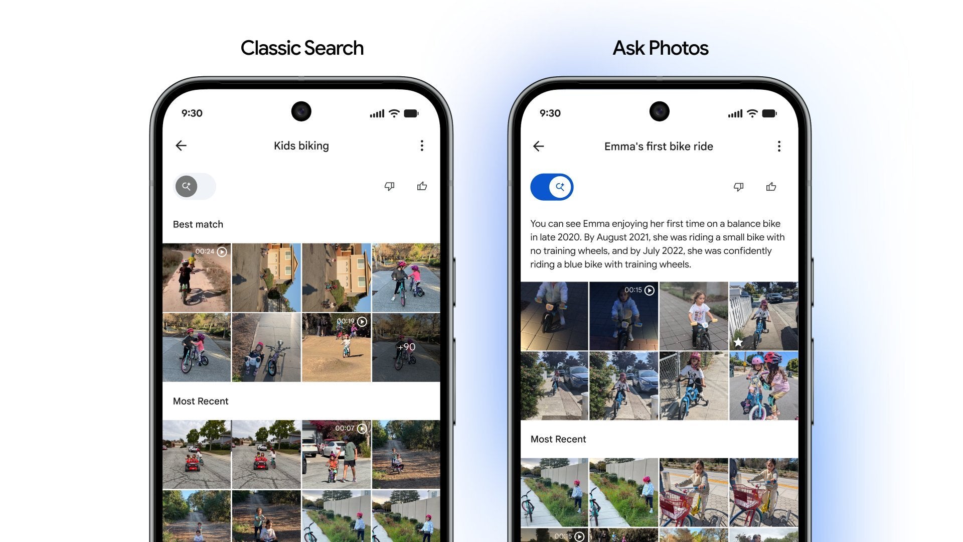 Google was forced to add the option to bring the old search back. | Image by Google - Gemini broke Google Photos search, and users aren't happy