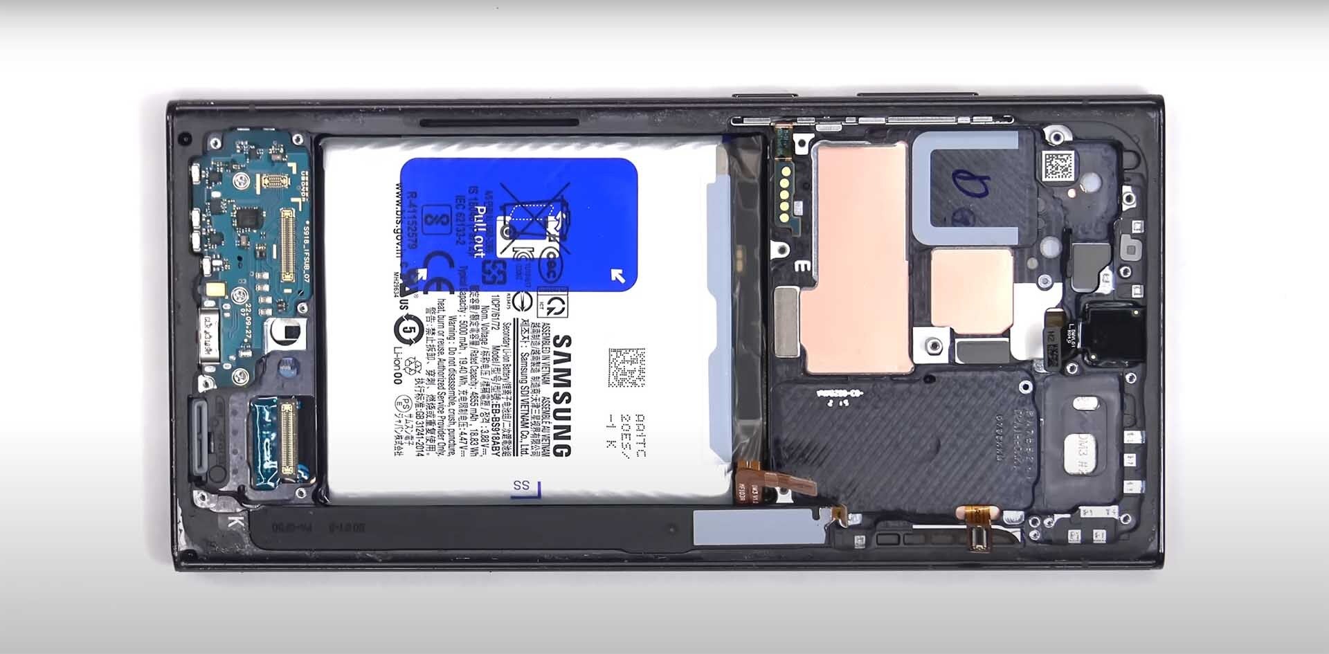 Say goodbye to 5000 mAh batteries in the Galaxy S Ultra series. | Image by Wccftech - Galaxy S27 Ultra battery leak is a big surprise. And in a positive way!