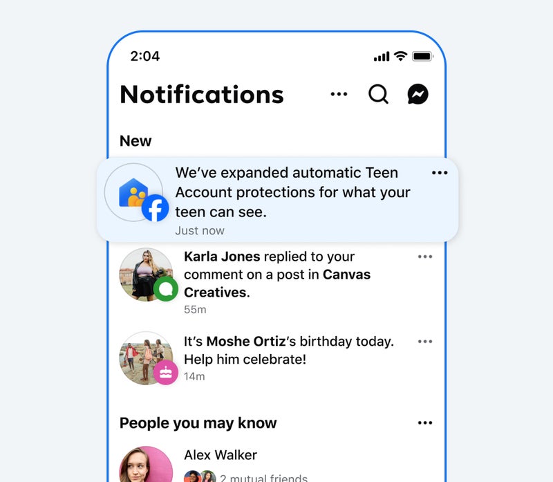 Instagram tests algorithm changes to protect teens