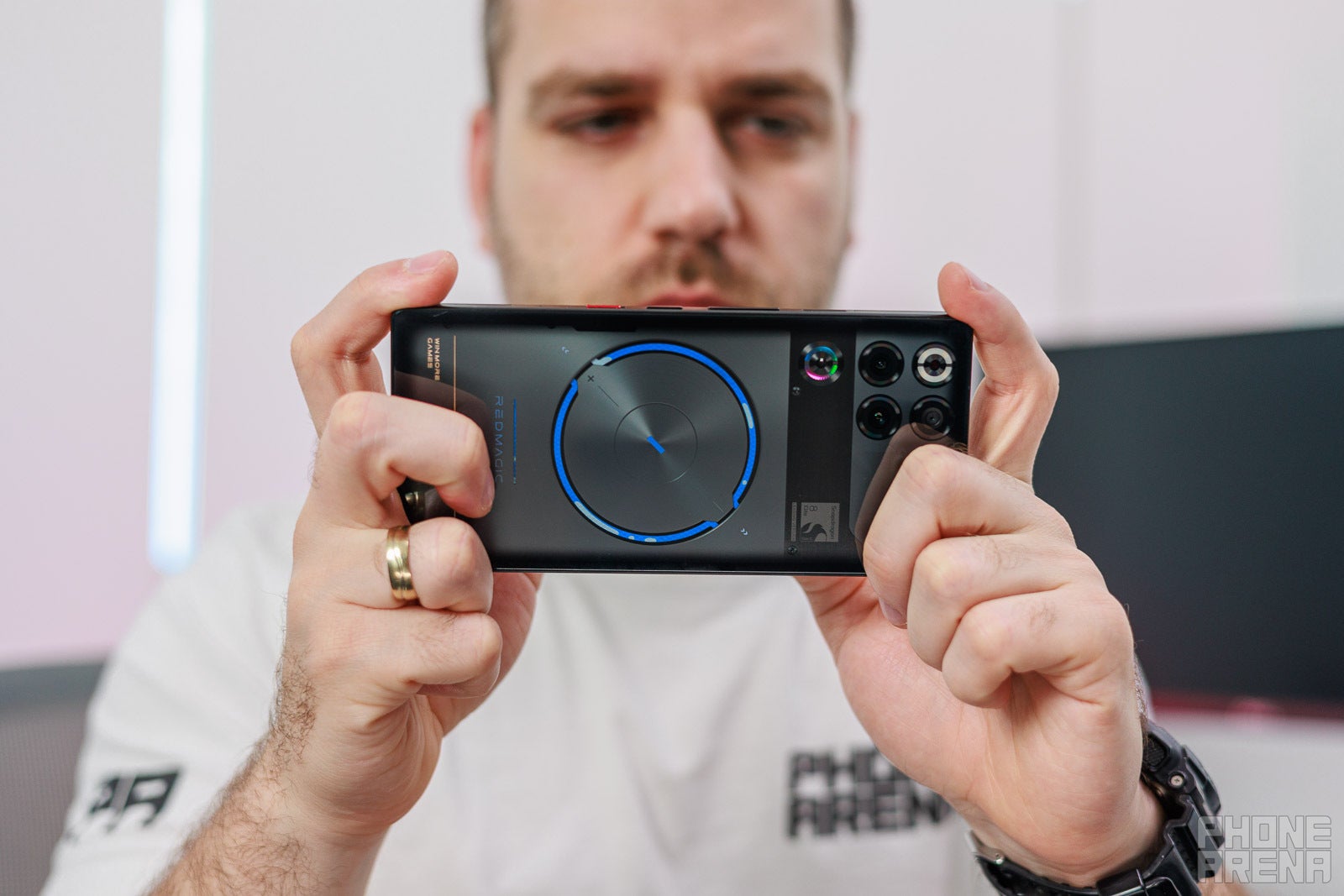 The RedMagic 11S Pro is one of the few gaming phones out there. | Image by PhoneArena - This surprising feature could make the foldable iPhone the best gaming phone you could dream of