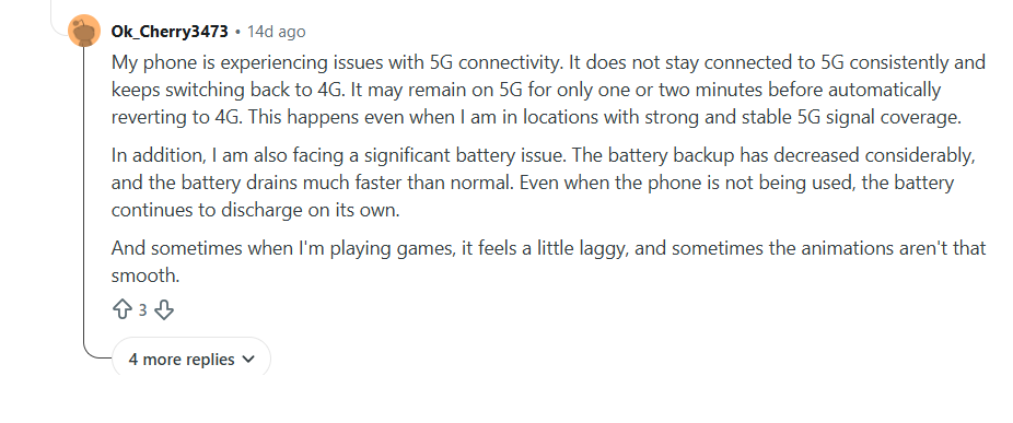 This user hasn't enjoyed their One UI 8.5 experience so far. | Image by Ok_Cherry3473 - What Galaxy S22 owners feared is now practically confirmed