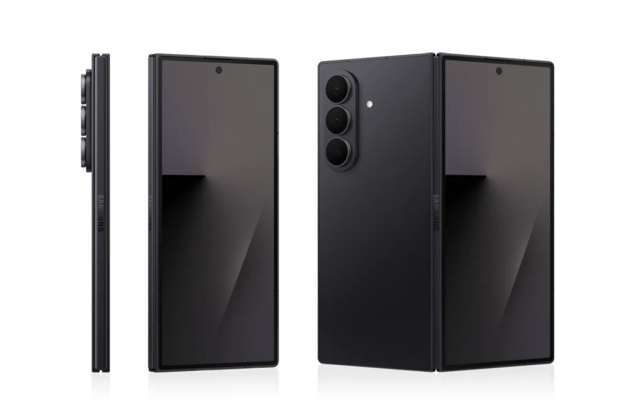 Samsung Galaxy Z Fold 7 images in Jet Black color