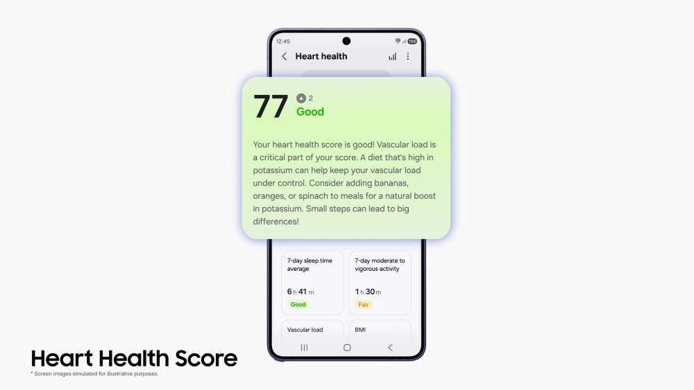 Health Heart Score promises to be a very helpful metric. | Image by Samsung - Your next Galaxy Watch may make the Apple Watch feel a decade old