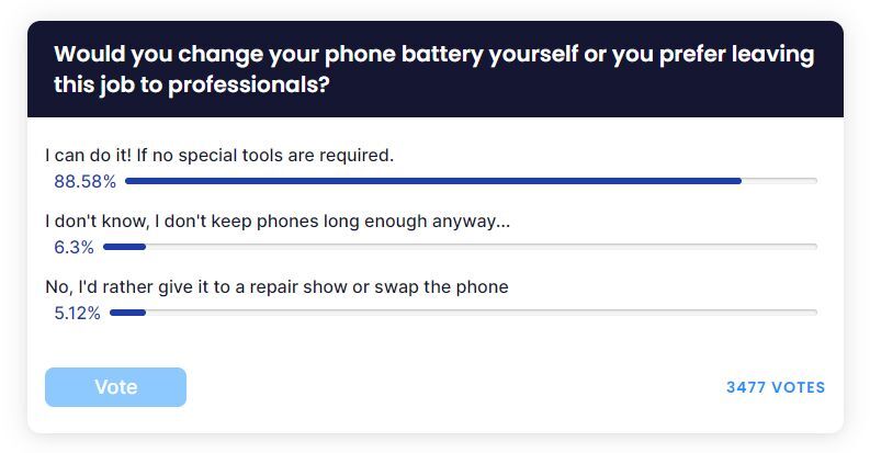 People do want&amp;nbsp;user-replaceable batteries. | Image by PhoneArena - User-replaceable batteries are something people apparently want in their phones