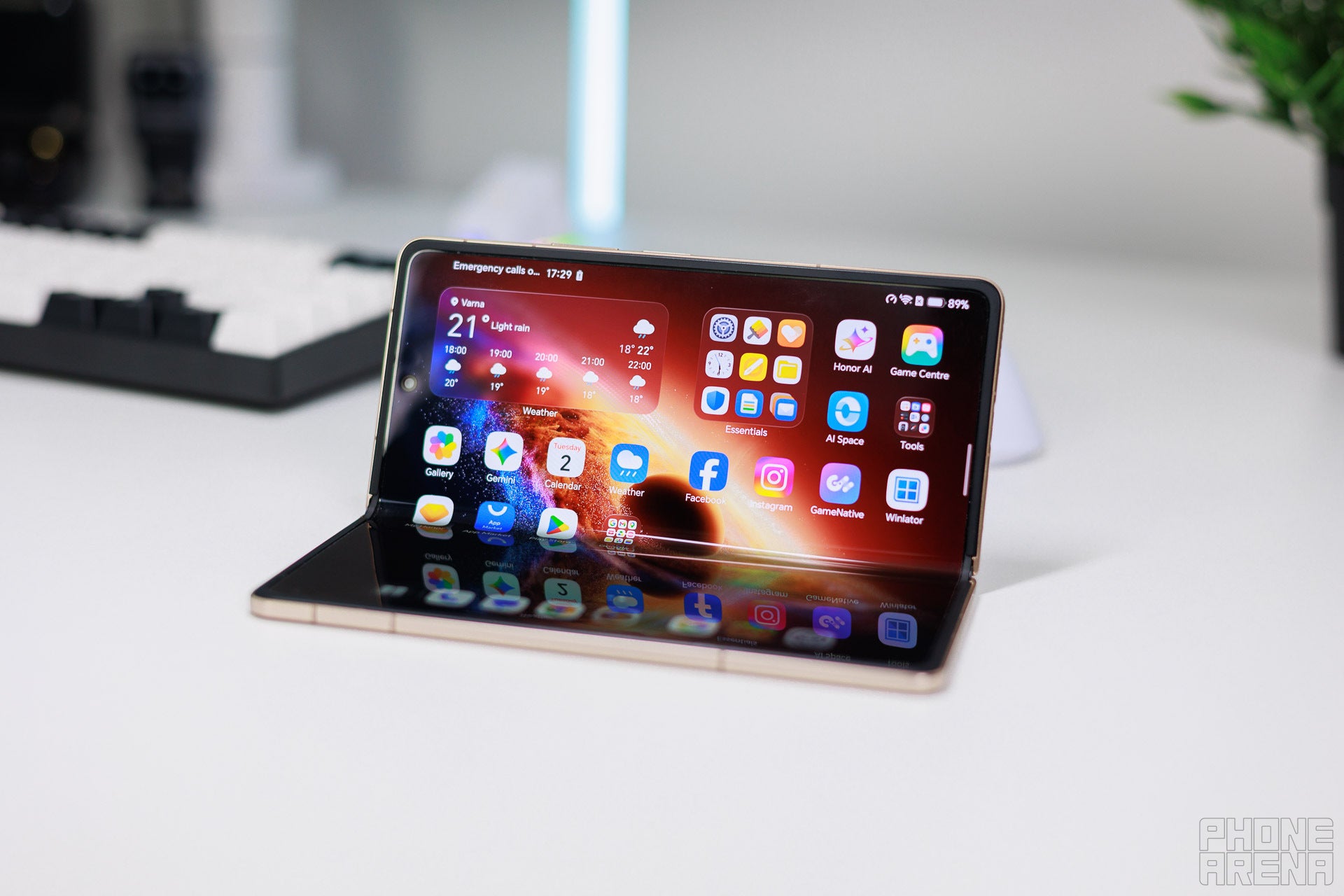It's powerful! | Image by PhoneArena - Honor Magic V6 with biggest battery on a foldable will surely make the iPhone Ultra shiver and fold