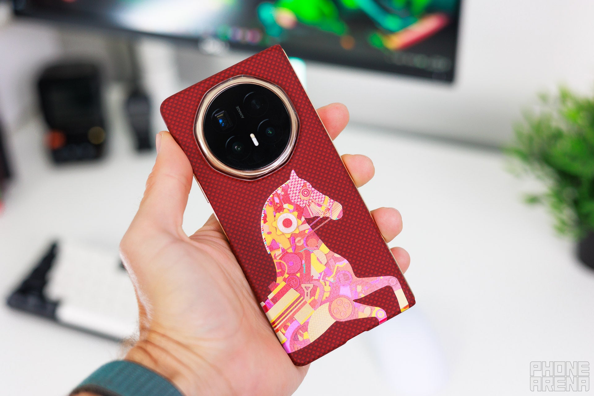 You can get one even if you're in the US, but you'll have to import it. | Image by PhoneArena - Honor Magic V6 with biggest battery on a foldable will surely make the iPhone Ultra shiver and fold