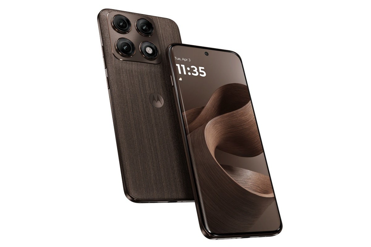 Motorola Edge 70 Pro Plus image in Pantone Chicory Coffee
