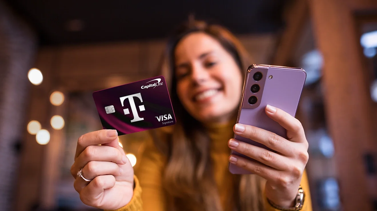 Picture used in ad for T-Mobile's VISA card.