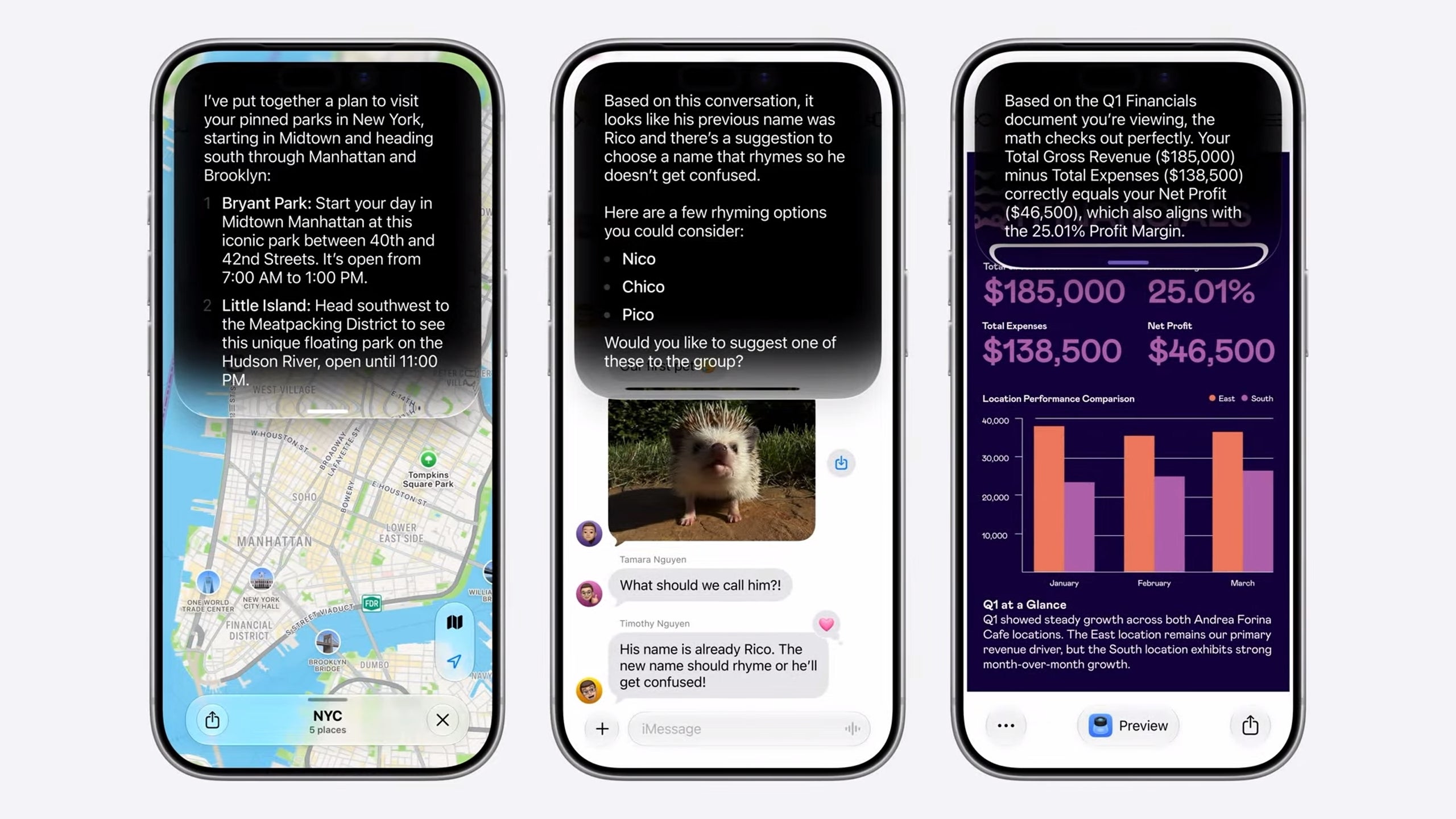 Siri AI understands what's on your screen. | Image by Apple - New and smarter Siri AI now lives inside Dynamic Island and knows you personally