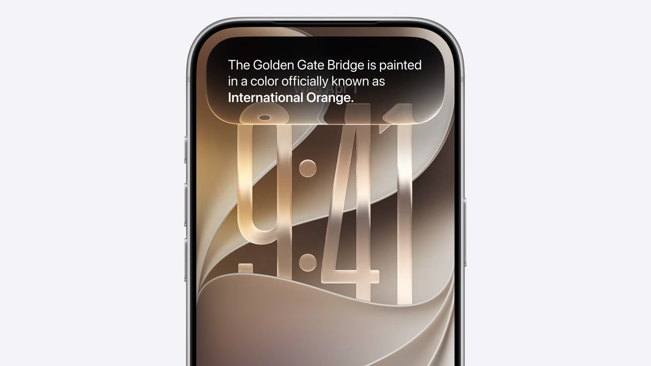 Siri AI now lives inside Dynamic Island and you can summon it by holding the power button or swiping down. | Image by Apple - New and smarter Siri AI now lives inside Dynamic Island and knows you personally