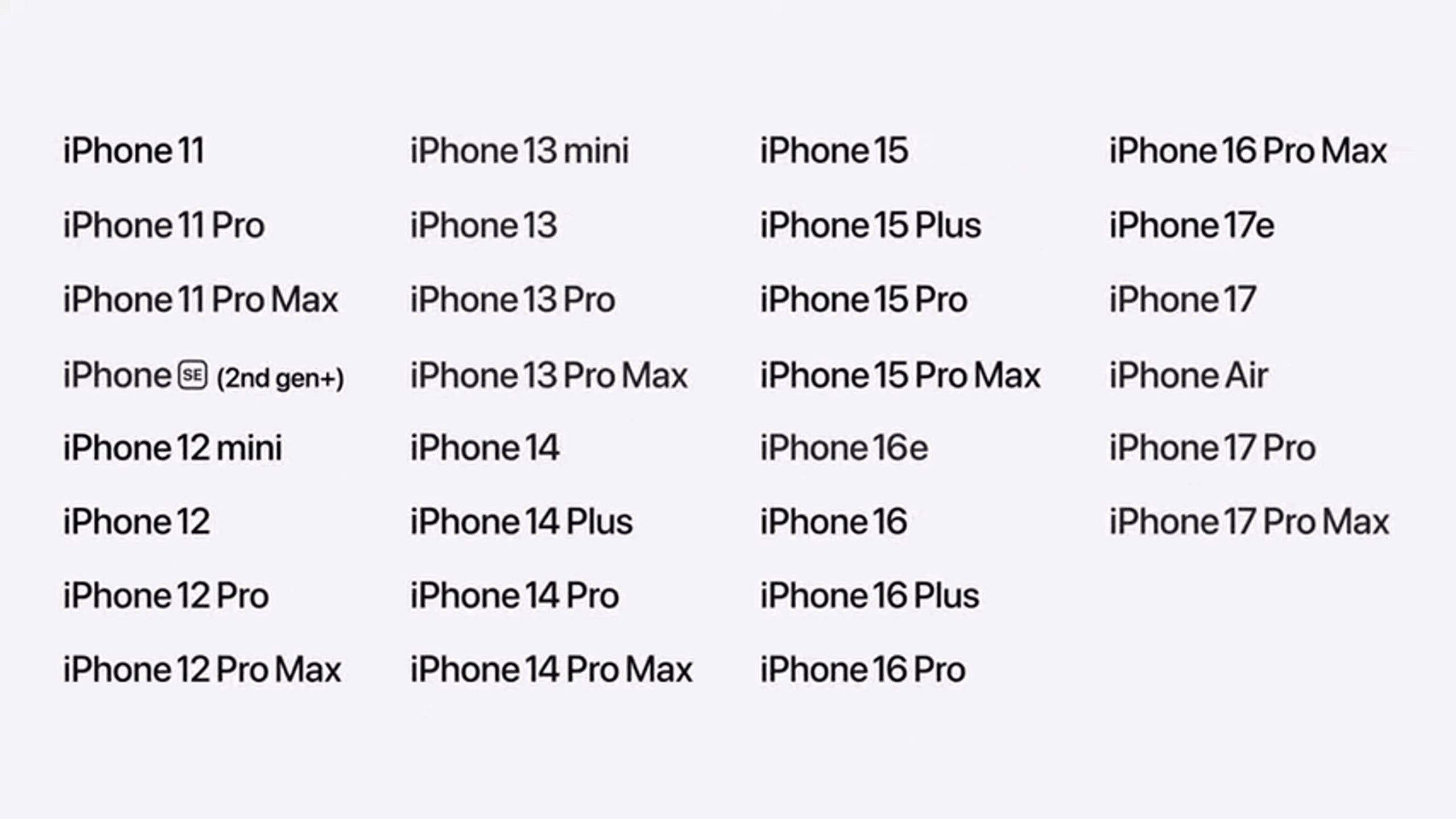 List of iPhones compatible with iOS 27 | Image by Apple - Apple fighting for its crown: WWDC announcements that showed Samsung and Google are to be reckoned with