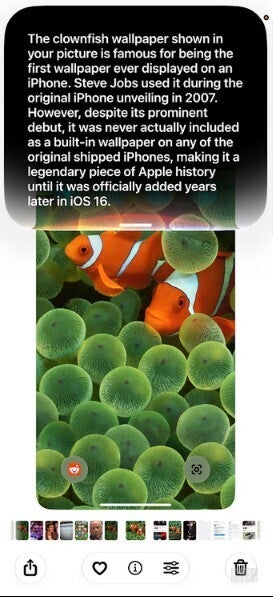 Siri can tell what is on your screen. | Image by PhoneArena - Siri AI hands on: long time iPhone users will love it, for others it might come up a little short