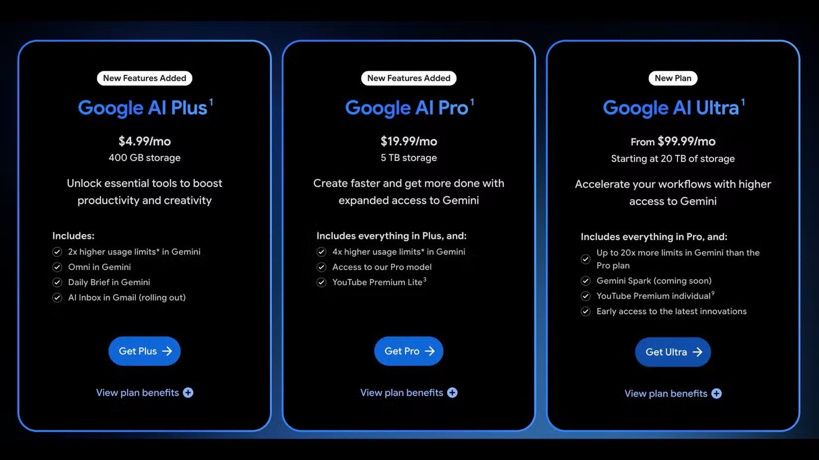 The new pricing of Google AI Plus. | Image by Google - Google AI Plus drops to $4.99, making premium AI more affordable than ever