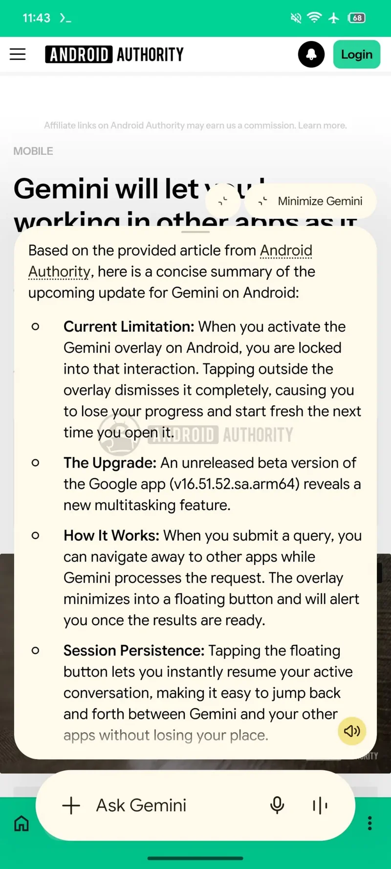 Google is testing a genius new way to use Gemini on Android