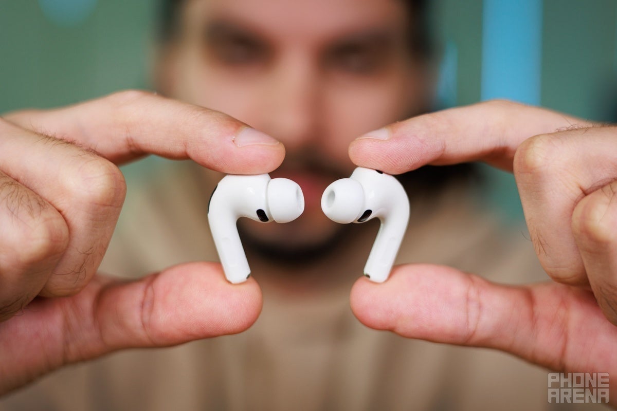 Apple AirPods Pro 3 in a user's hands