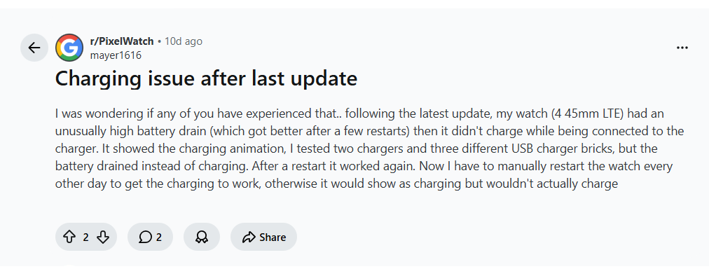 Pixel Watch models aren't flawless, it seems. | Image by mayer1616 - Thought your Galaxy Watch was safe? This issue is back to prove you wrong