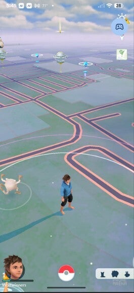 Screenshot from Pokemon Go.